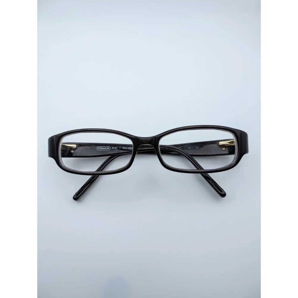 Coach BERNICE (844) BROWN 51-15-135 Plastic Full Rim Eyeglasses Frame AA46